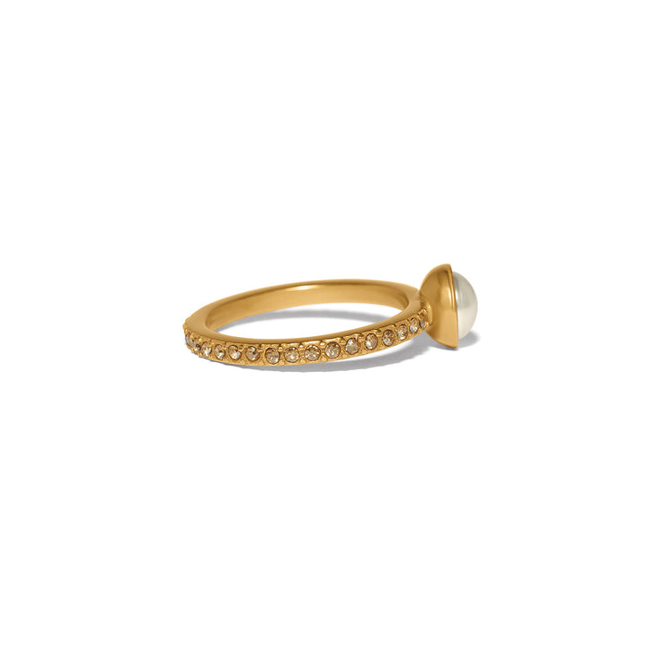 Brighton Trust Your Journey Double Pearl Ring - Size 8