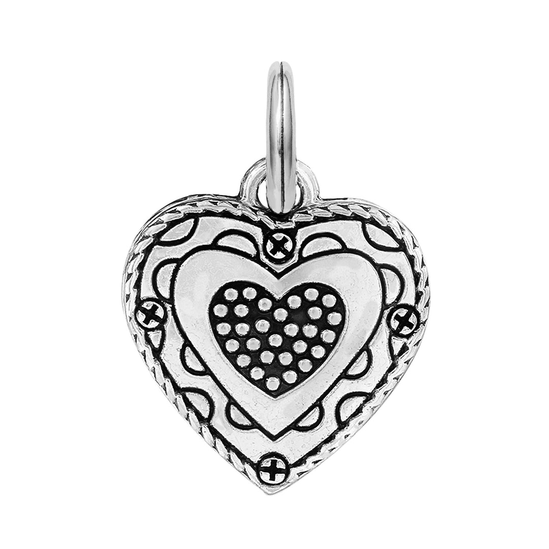 Brighton Memento Heart Photo Charm