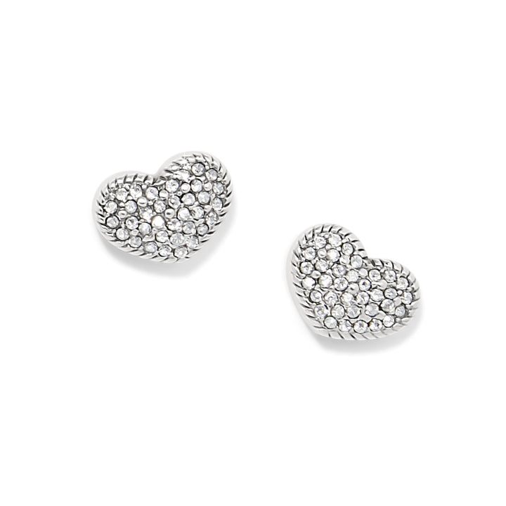 Brighton Illumina Celeste Heart Post Earrings Gift Box