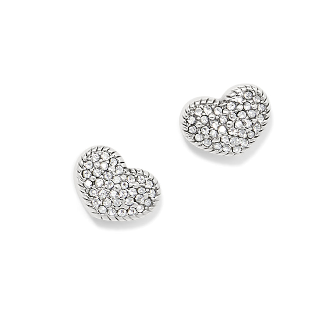 Brighton Illumina Celeste Heart Post Earrings Gift Box