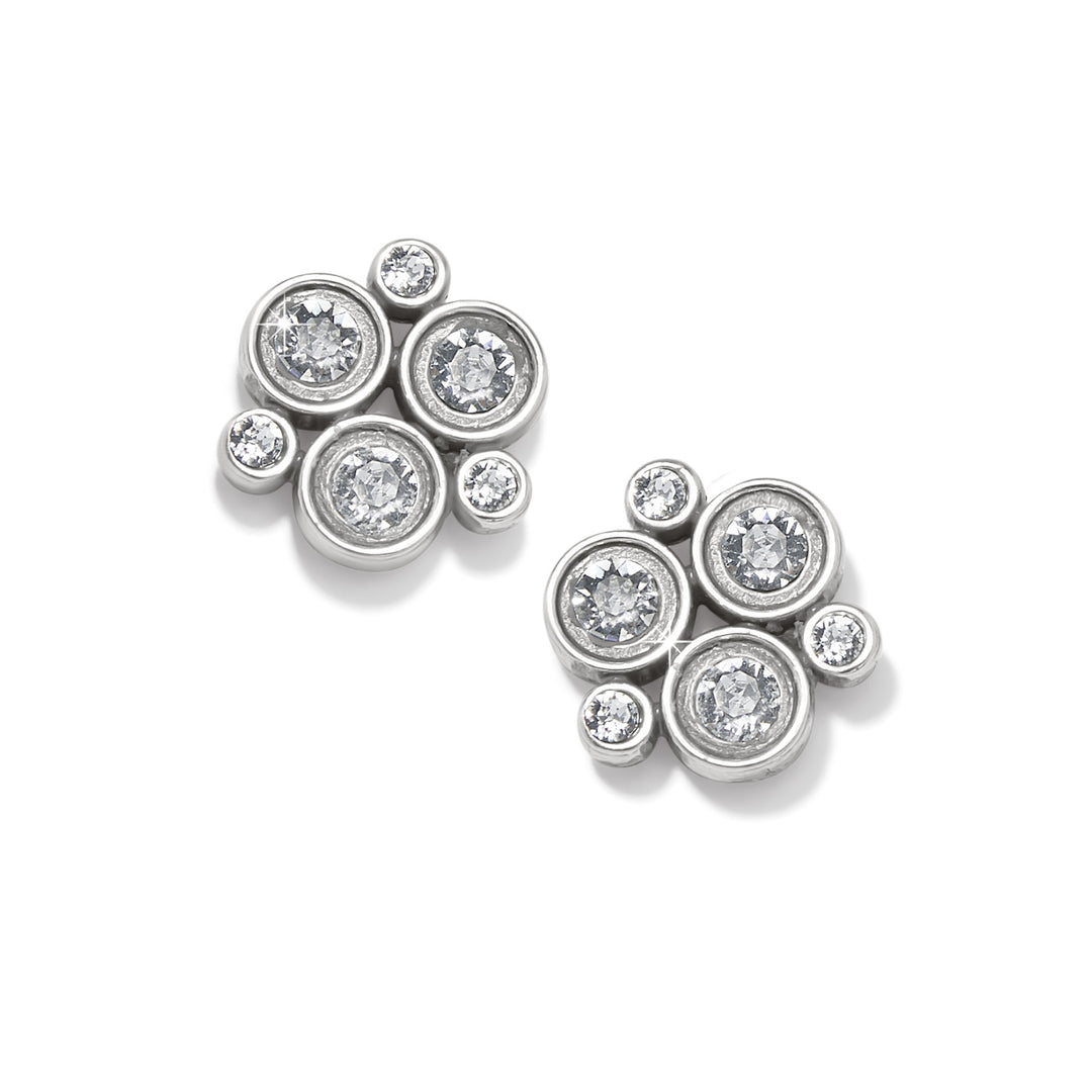 Brighton Constella Cluster Post Earrings - Silver