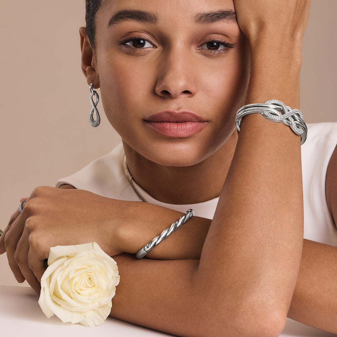 Brighton Interlok Luxe Post Drop Earrings