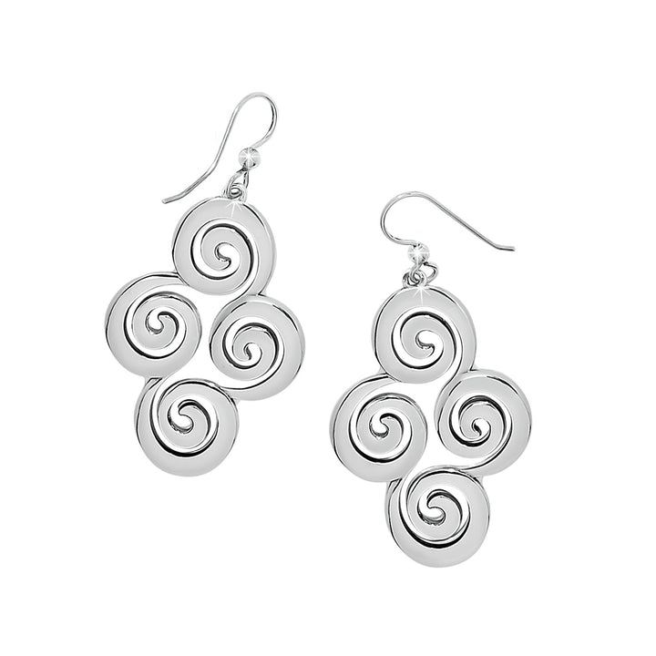 Brighton Vertigo Spiral French Wire Earrings