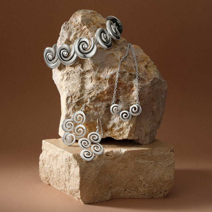 Brighton Vertigo Spiral French Wire Earrings