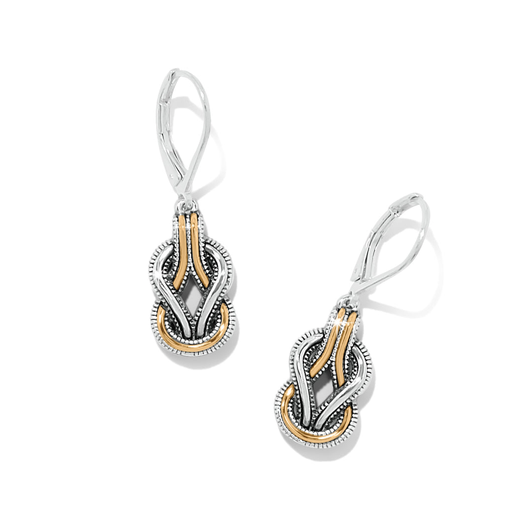 Brighton Interlok Harmony Leverback Earrings