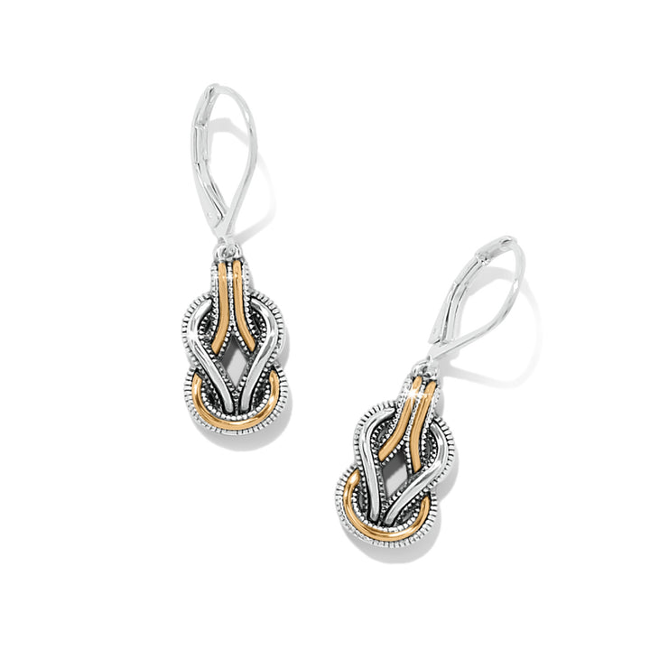 Brighton Interlok Harmony Leverback Earrings