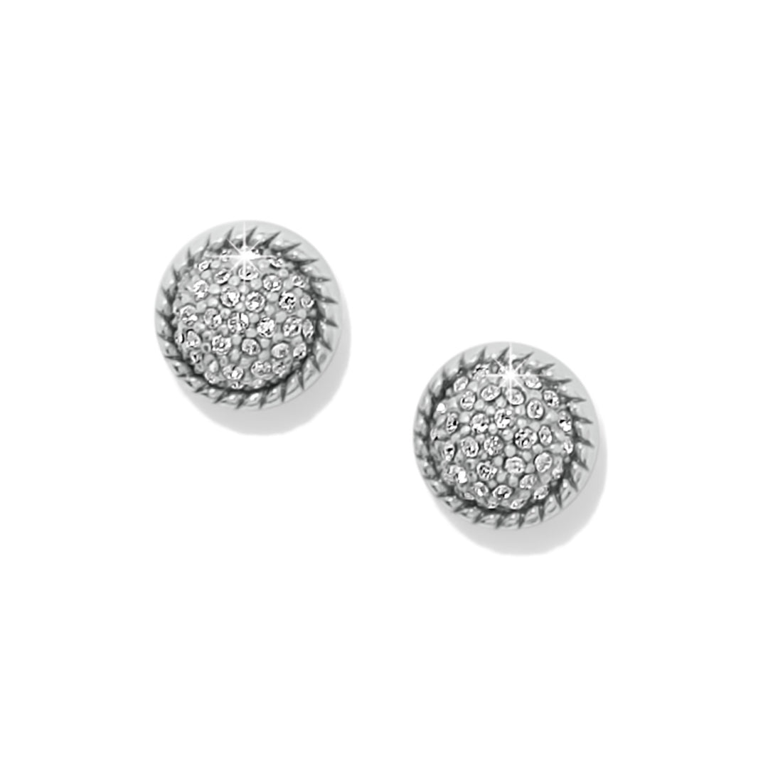 Brighton Illumina Celeste Dome Post Earrings - Silver