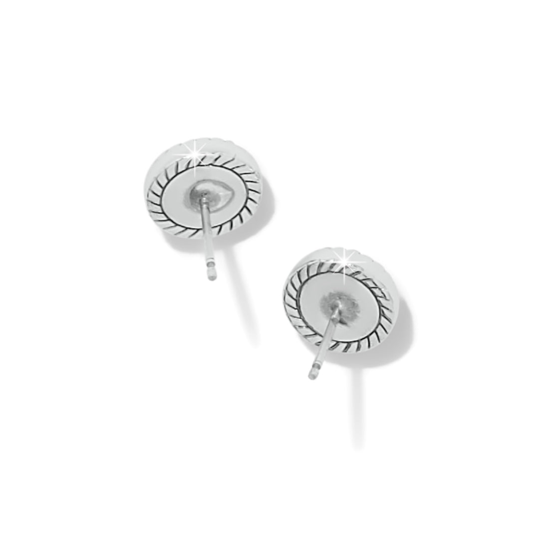Brighton Illumina Celeste Dome Post Earrings - Silver