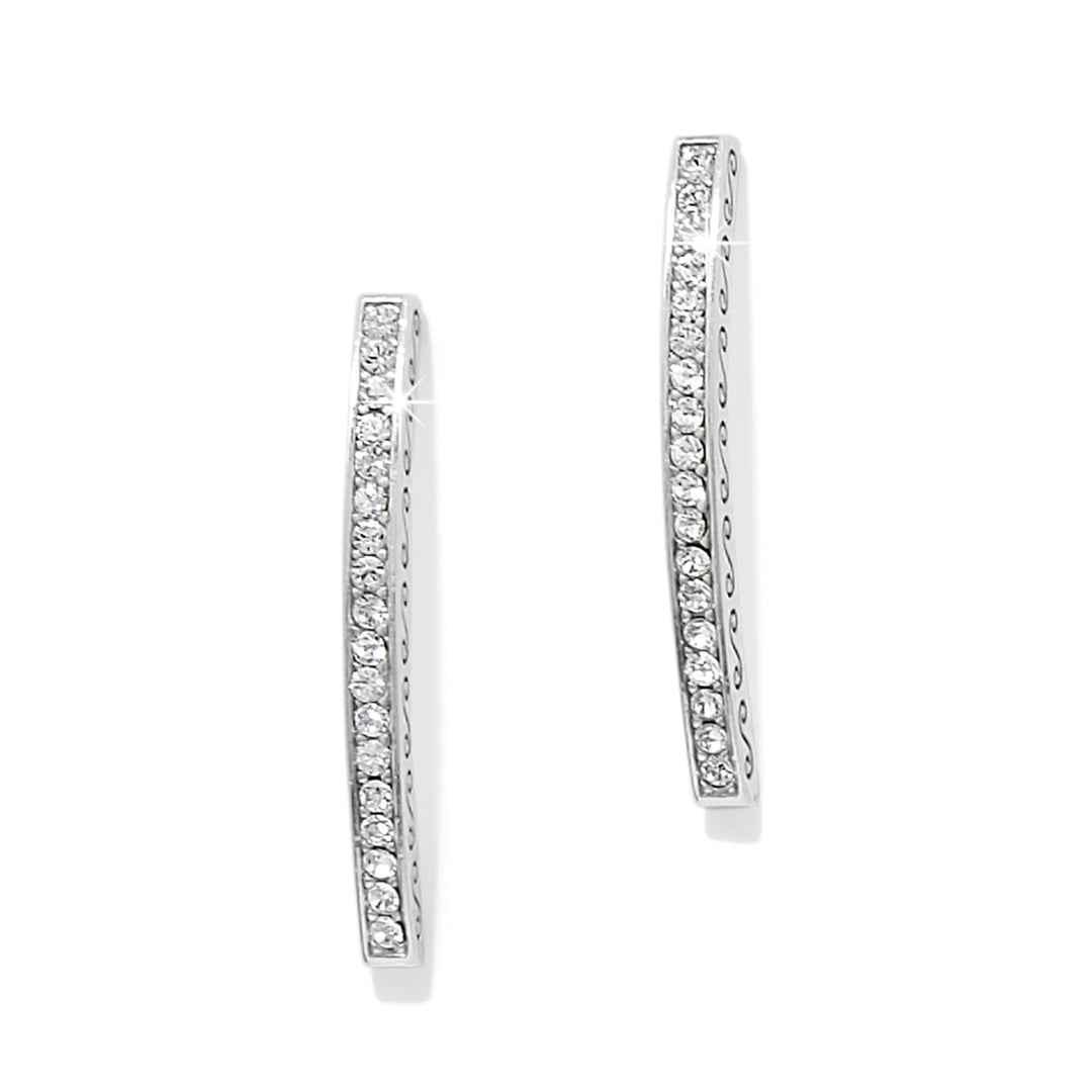 Brighton Meridian Geo Bar Post Earrings - Silver
