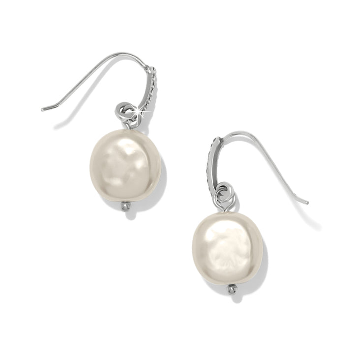 Brighton One Heart Pearl French Wire Earrings