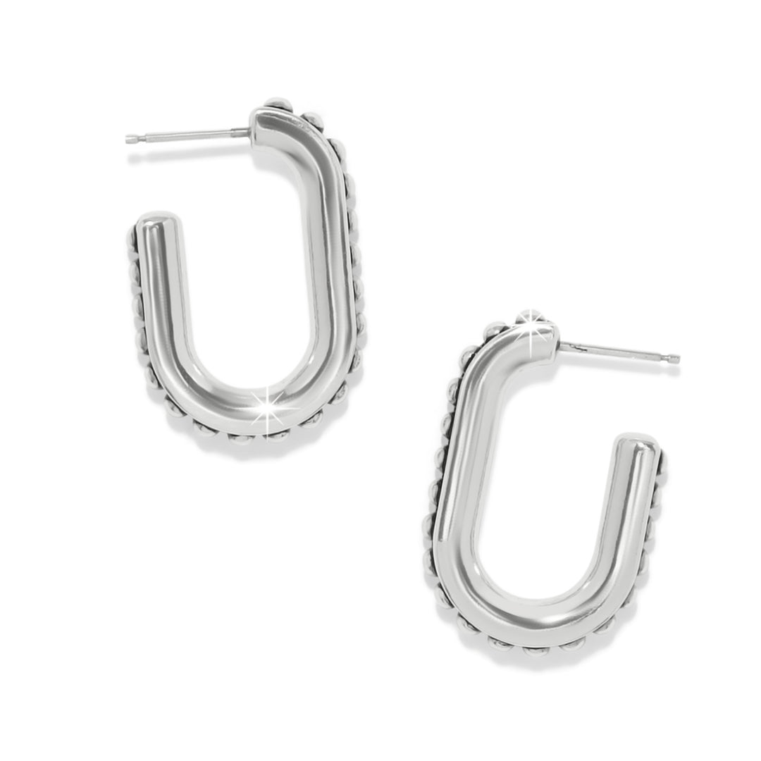 Brighton Pretty Tough Link Hoop Earrings
