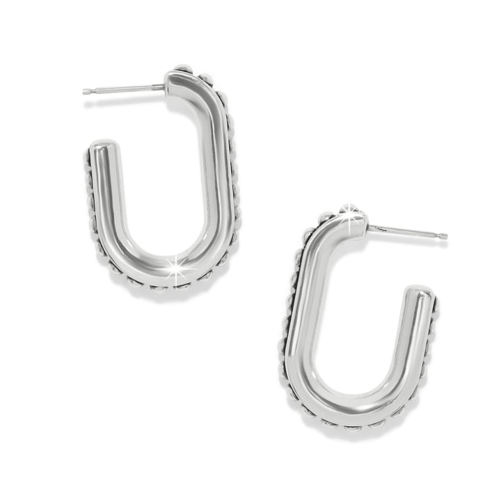 Brighton Pretty Tough Link Hoop Earrings