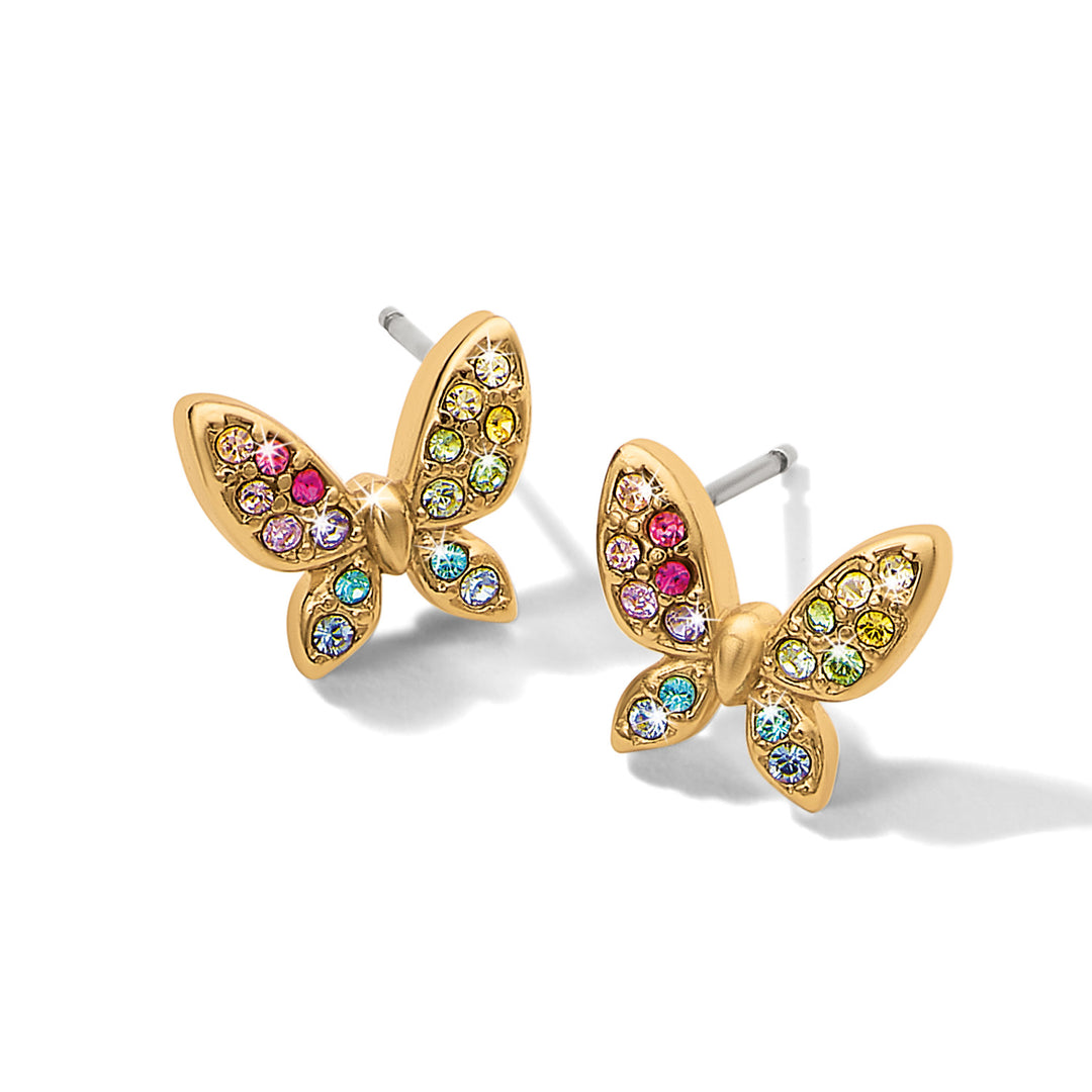 Brighton Enchanting Gem Butterfly Earrings