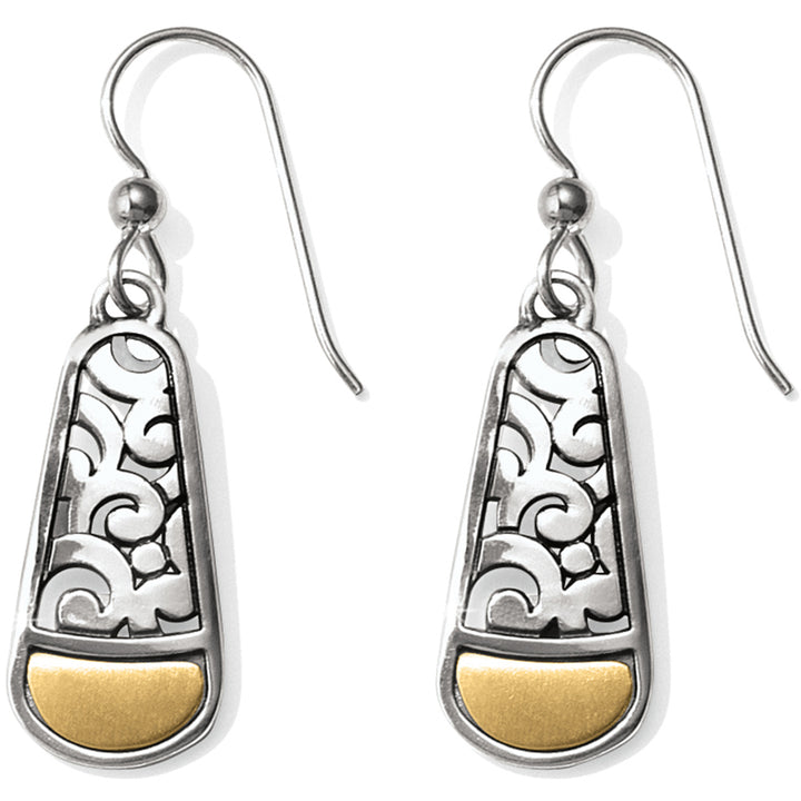 Brighton Catania French Wire Earrings - Silver/Gold