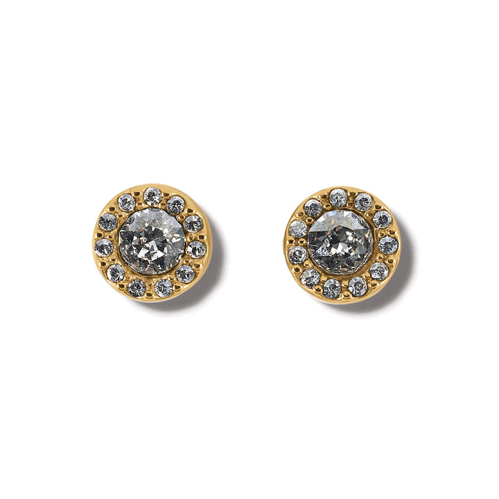 Brighton Illumina Solitaire Post Earrings Gift Box - Gold