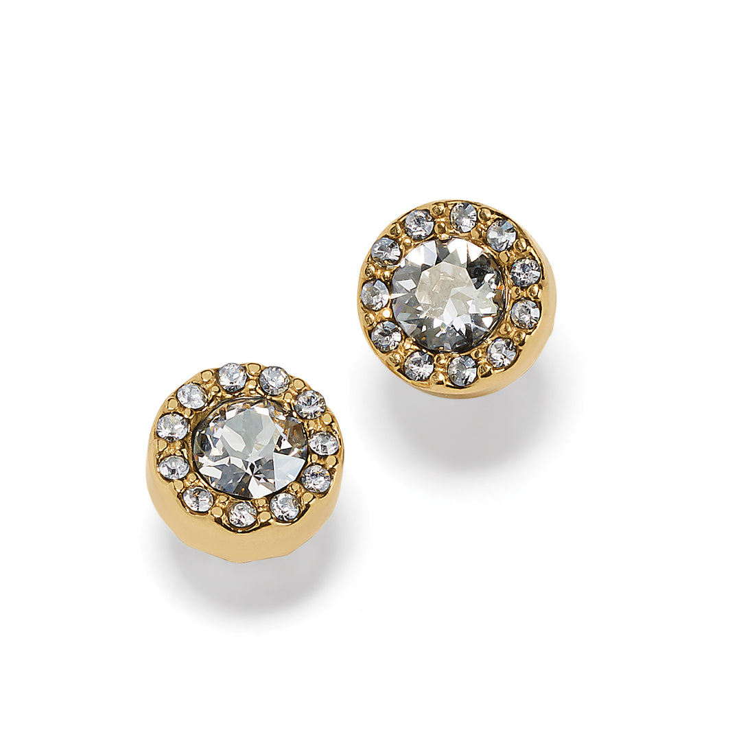 Brighton Illumina Solitaire Post Earrings Gift Box - Gold