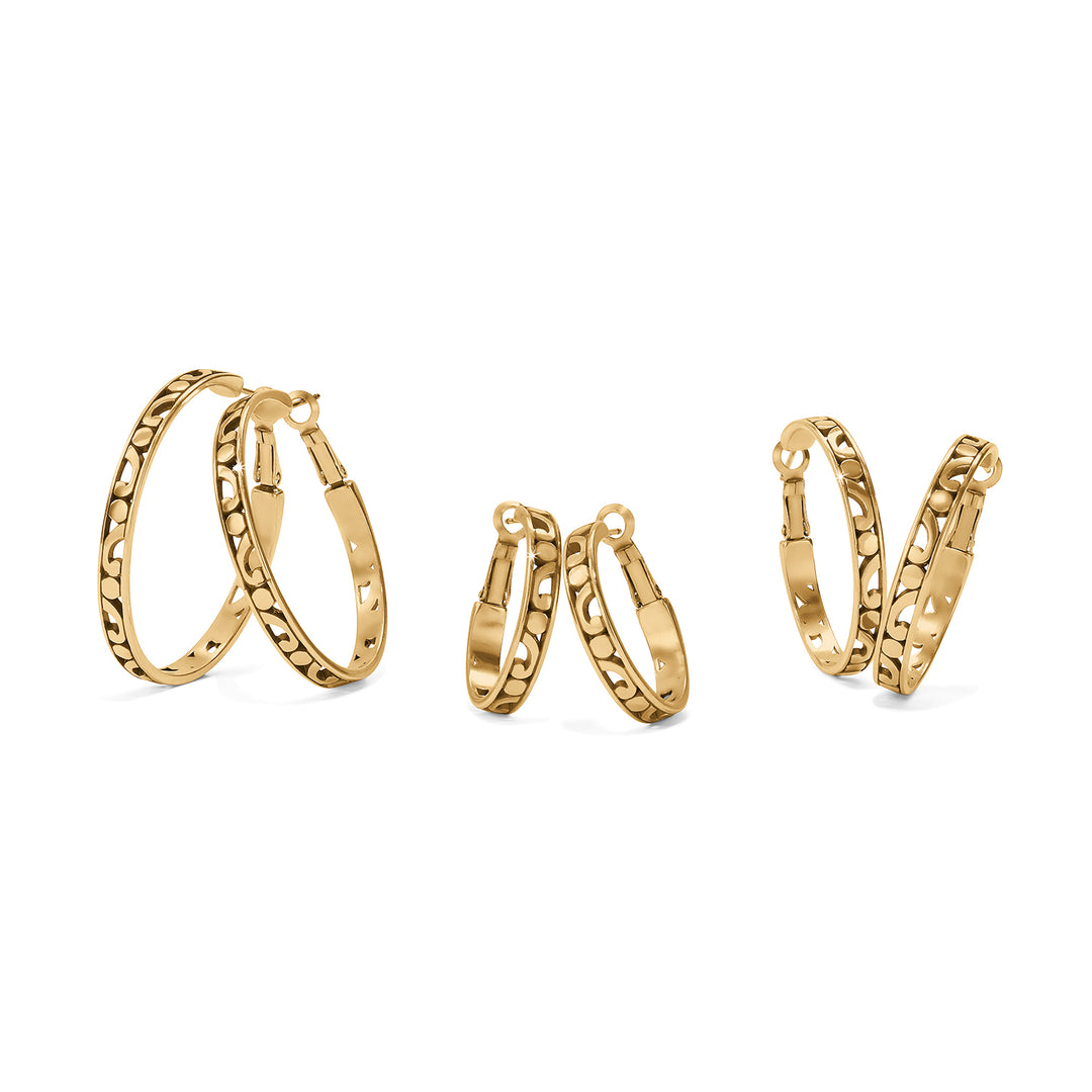 Brighton Contempo Small Hoop Earrings - Gold