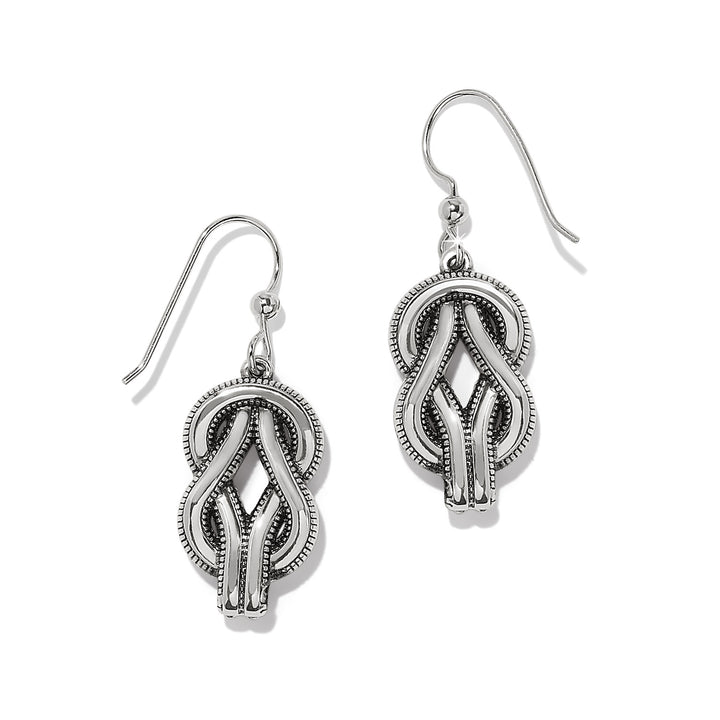 Brighton Interlok Harmony Two Tone French Wire Earrings