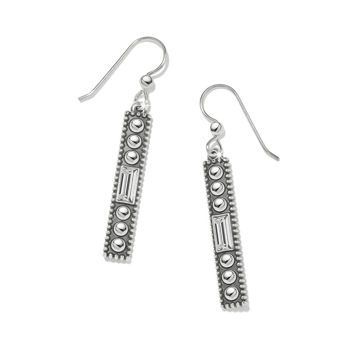 Brighton Pretty Tough Gem French Wire Earrings - Silver