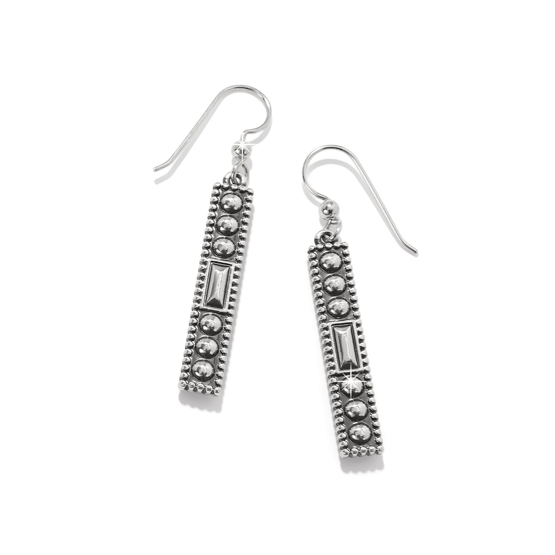 Brighton Pretty Tough Gem French Wire Earrings - Silver