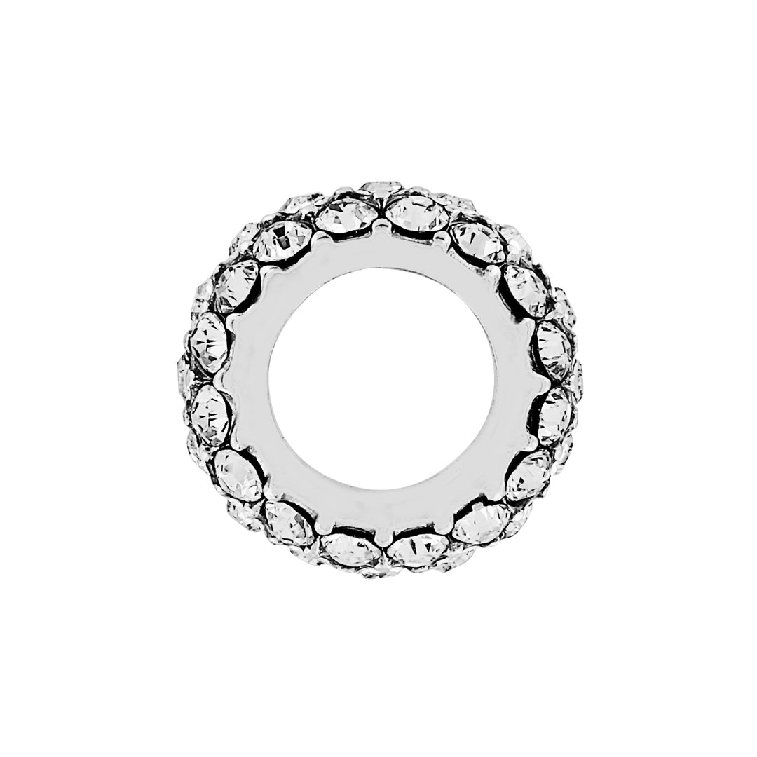 Brighton Glitter Spacer - Silver