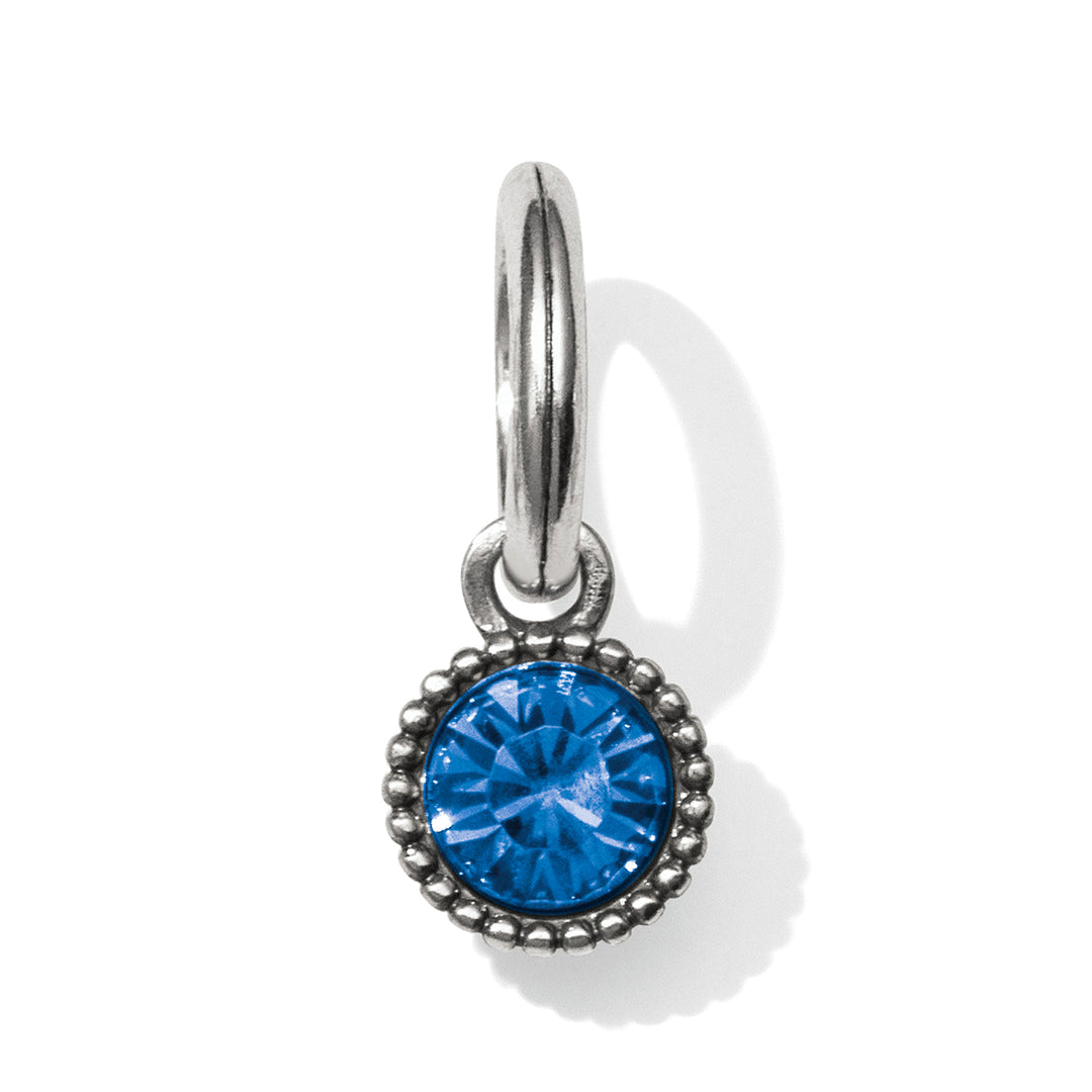 Brighton Glitz Birthstone Amulet - Silver-Sapphire
