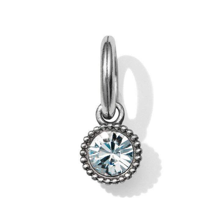 Brighton Glitz Birthstone Amulet - Silver-Clear
