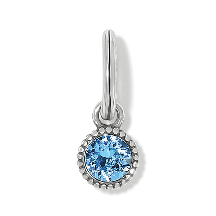Brighton Glitz Birthstone Amulet - Silver-Aqua