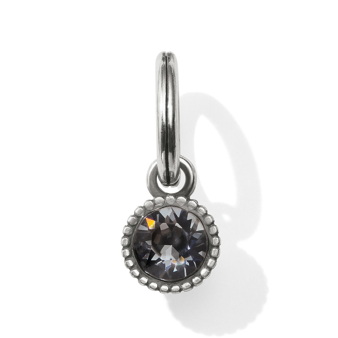 Brighton Glitz Birthstone Amulet - Silver-Black