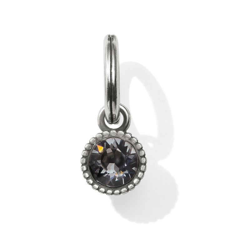 Brighton Glitz Birthstone Amulet - Silver-Black