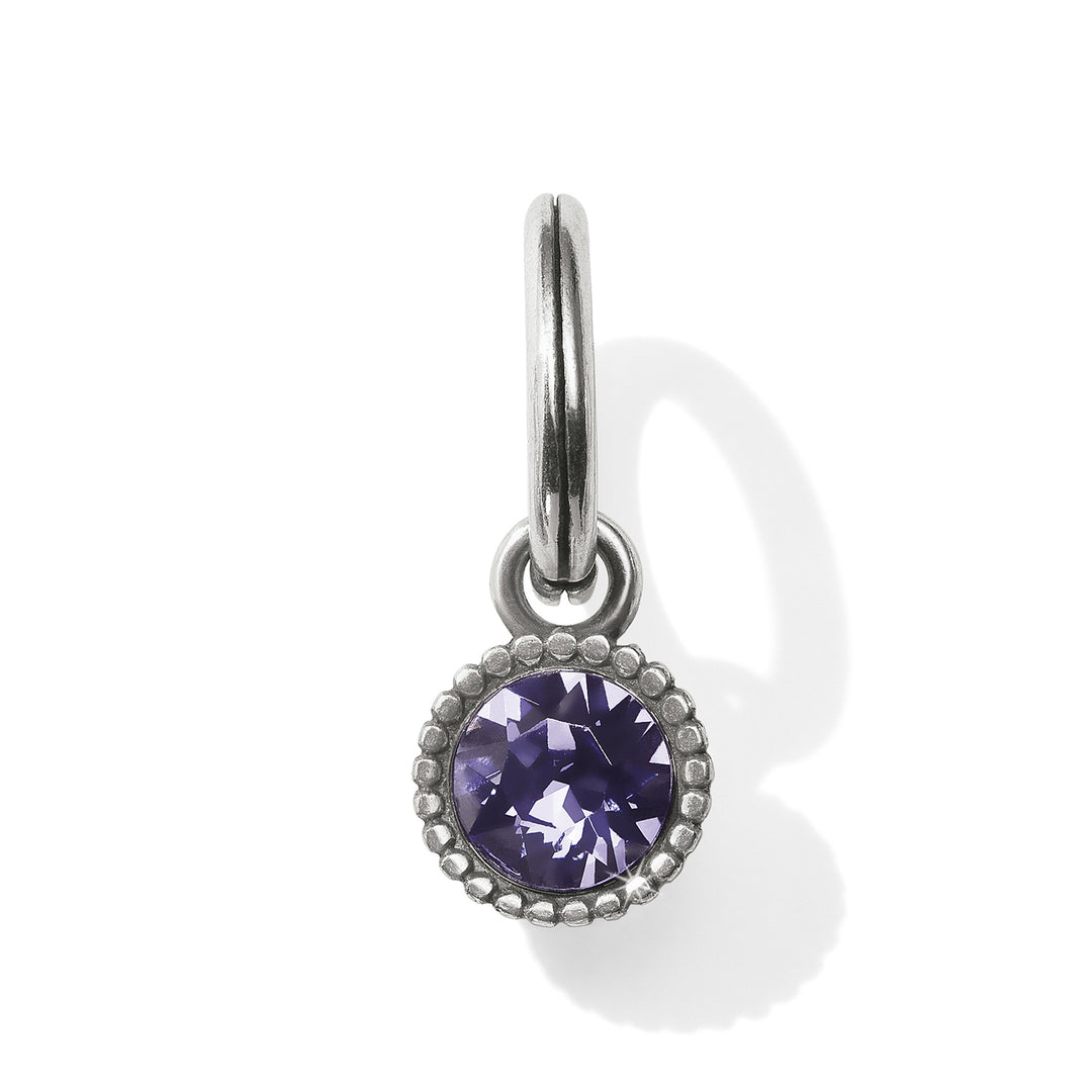 Brighton Glitz Birthstone Amulet - Silver-Purple