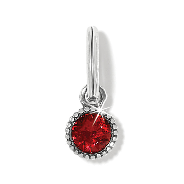 Brighton Glitz Birthstone Amulet - Silver-Red