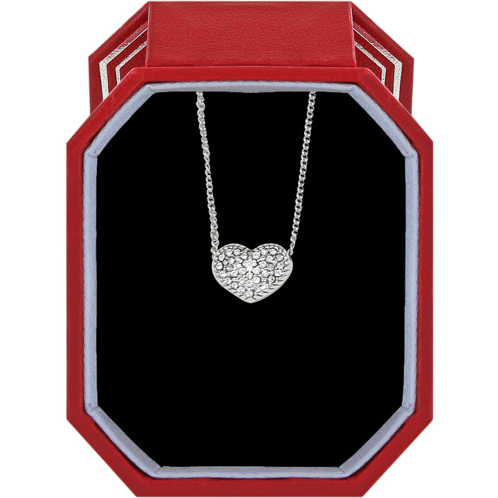 Brighton Illumina Celeste Heart Petite Necklace Gift Box