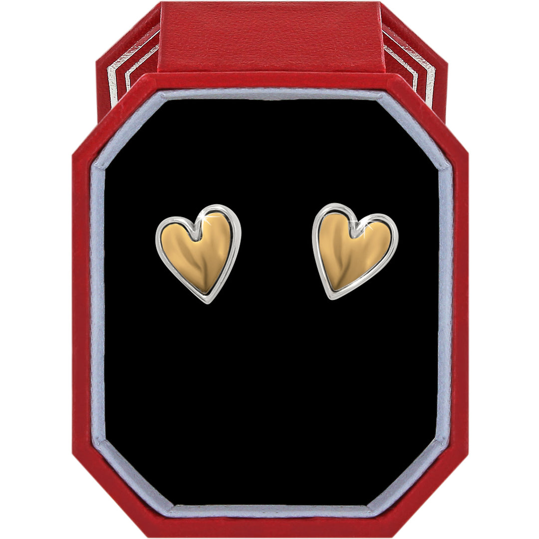 Brighton Cascade Heart Post Earrings Gift Box