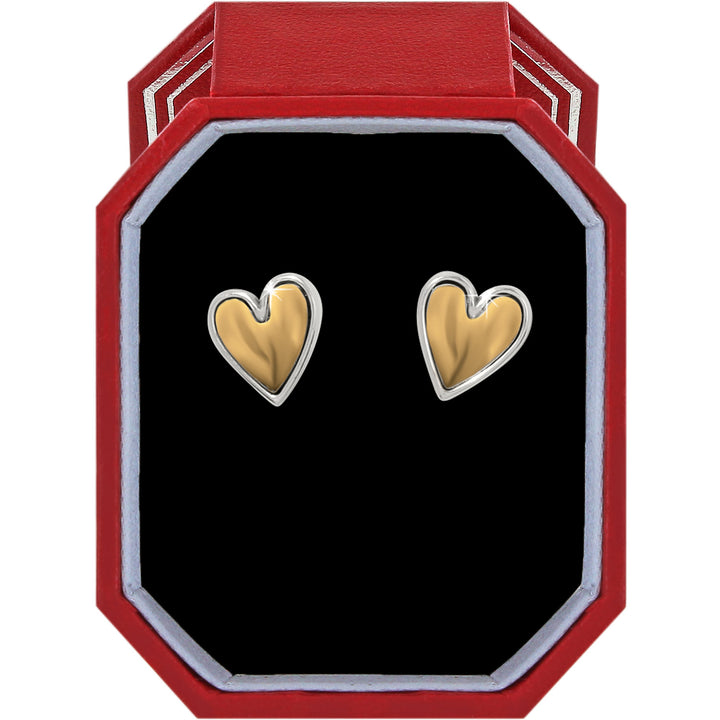 Brighton Cascade Heart Post Earrings Gift Box