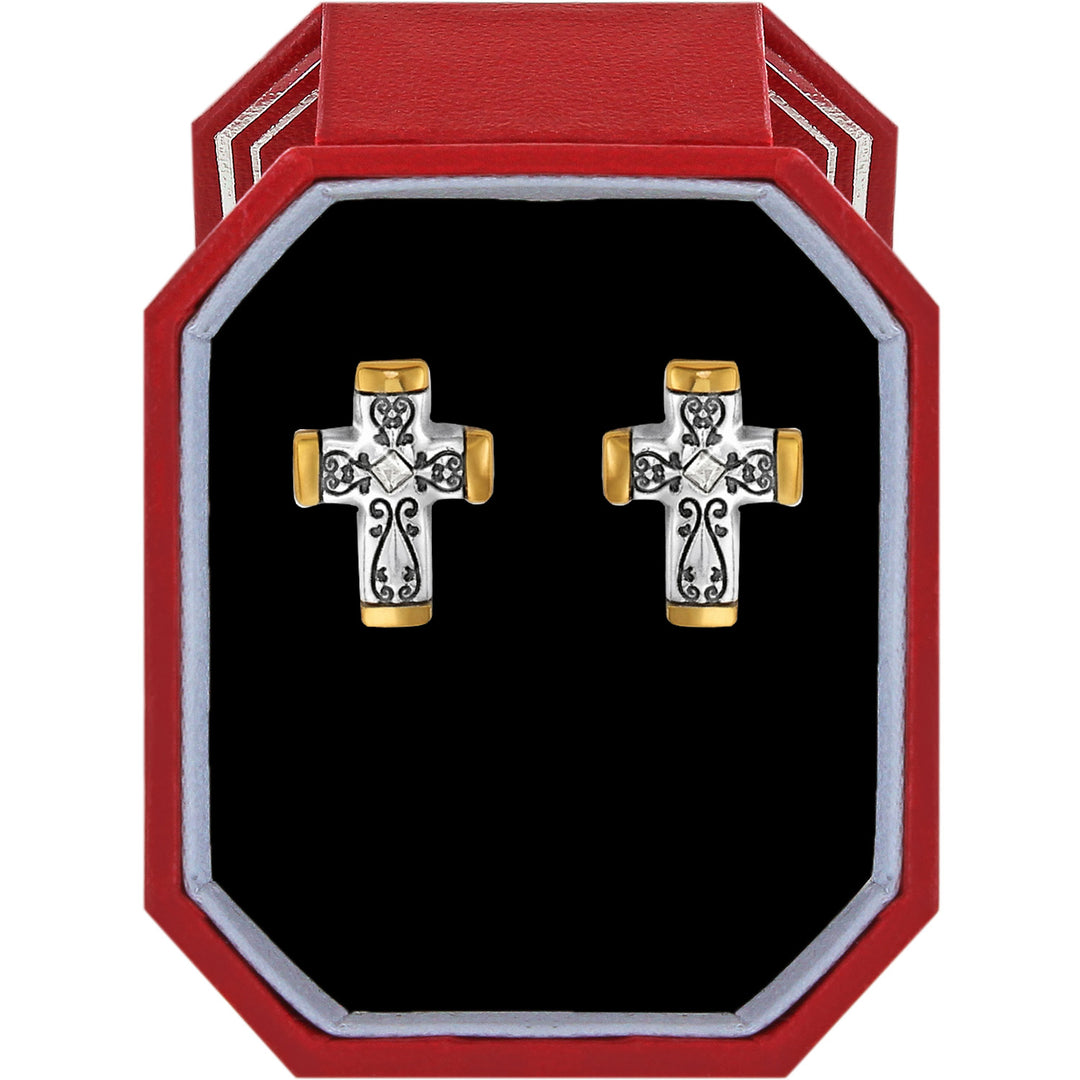 Brighton Venezia Cross Post Earrings Gift Box