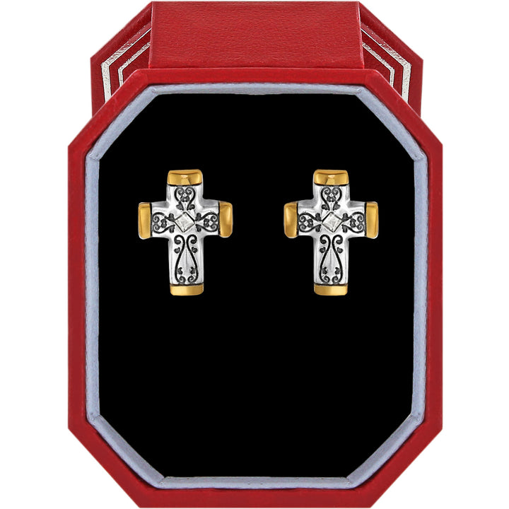 Brighton Venezia Cross Post Earrings Gift Box