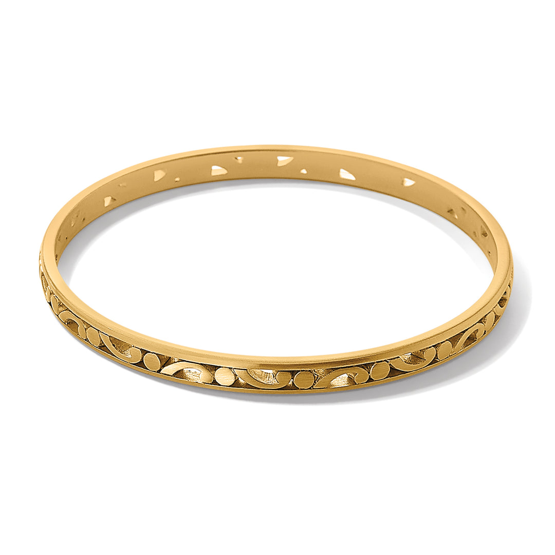 Brighton Contempo Slim Bangle - Gold