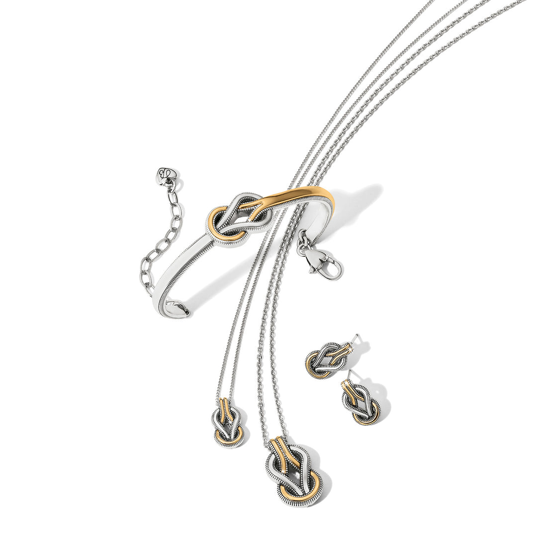 Brighton Interlok Harmony Two Tone Bar Bracelet