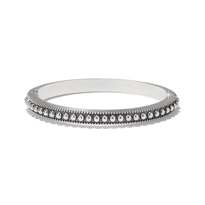 Brighton Pretty Tough Gem Hinged Bangle - Silver