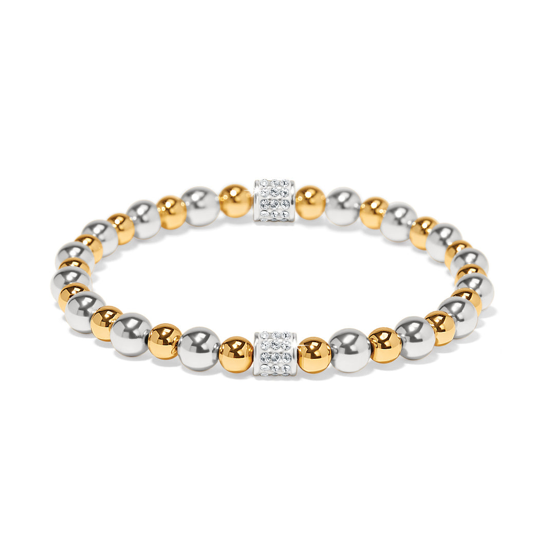 Brighton Meridian Petite Stretch Bracelet - Silver/Gold