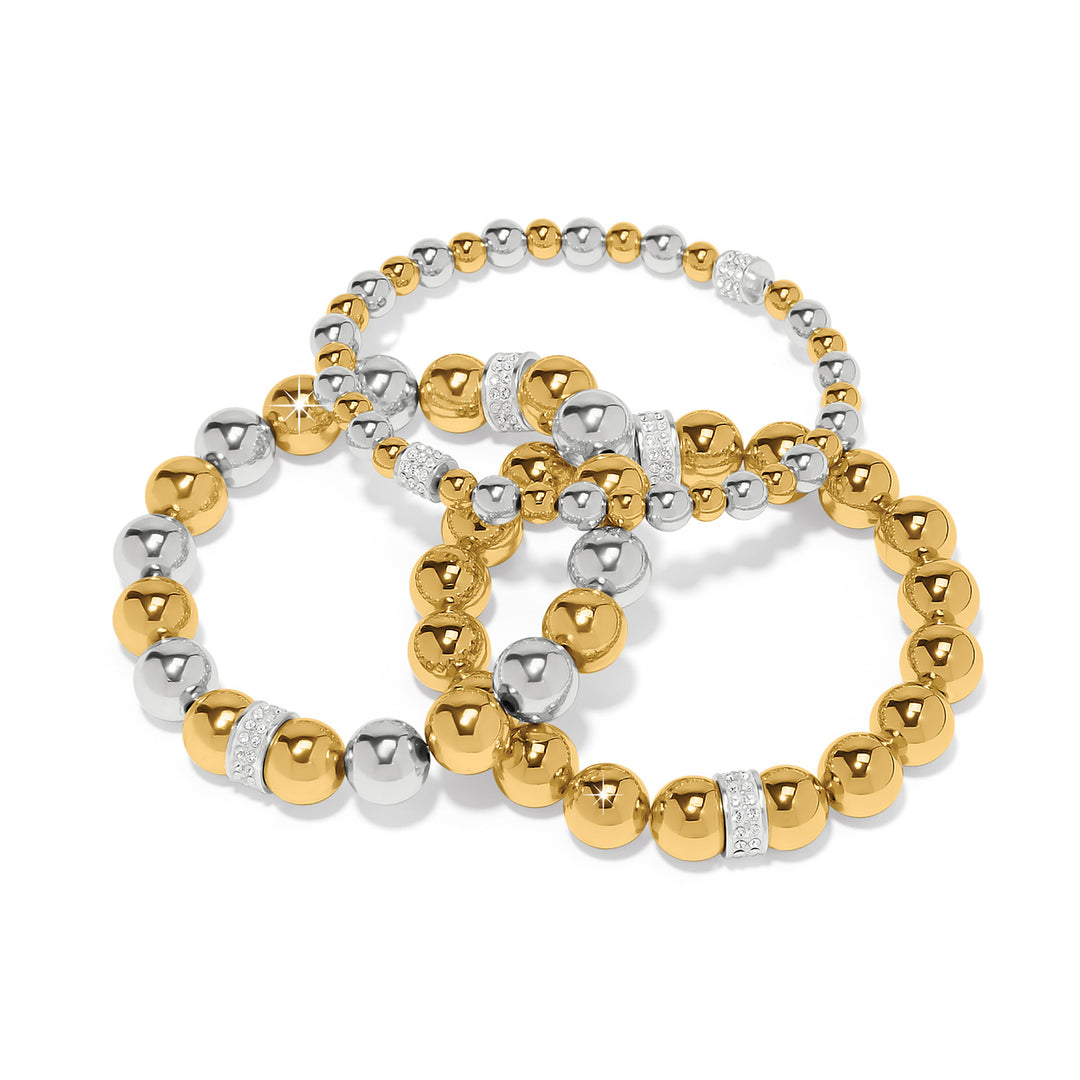 Brighton Meridian Petite Stretch Bracelet - Silver/Gold