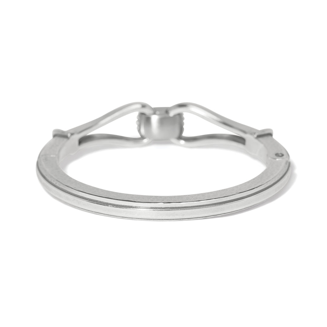 Brighton Meridian Classic Hinged Bangle - Silver