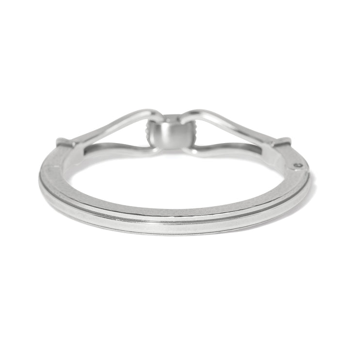 Brighton Meridian Classic Hinged Bangle - Silver