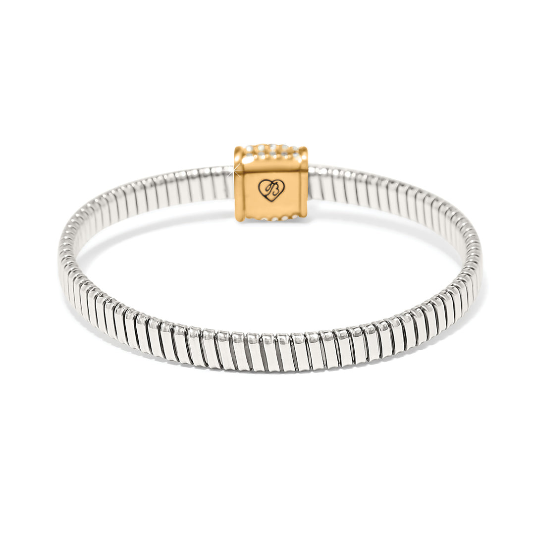 Brighton Meridian Solis Spring Bracelet - Silver/Gold