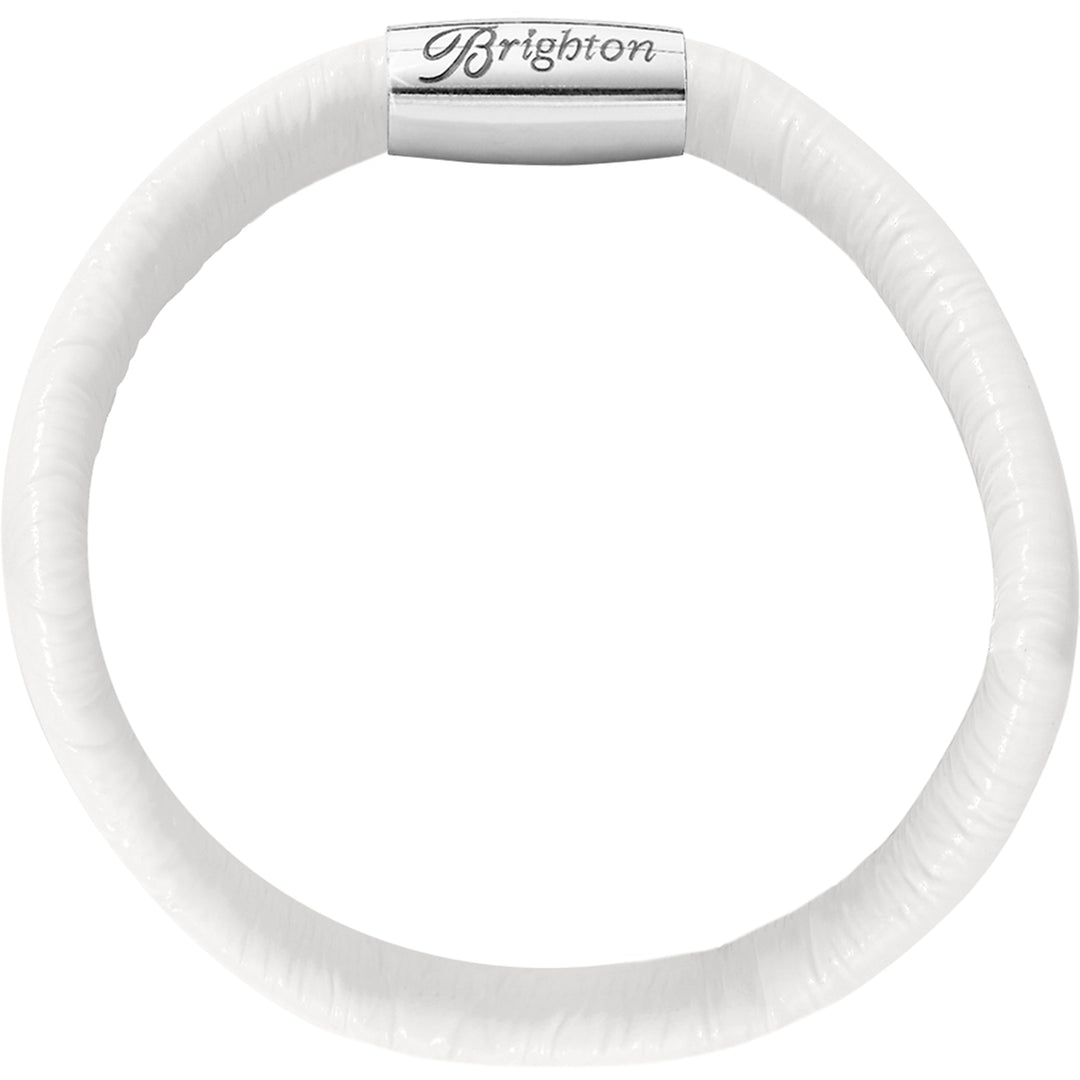 Brighton Woodstock Single Bracelet - White/ML