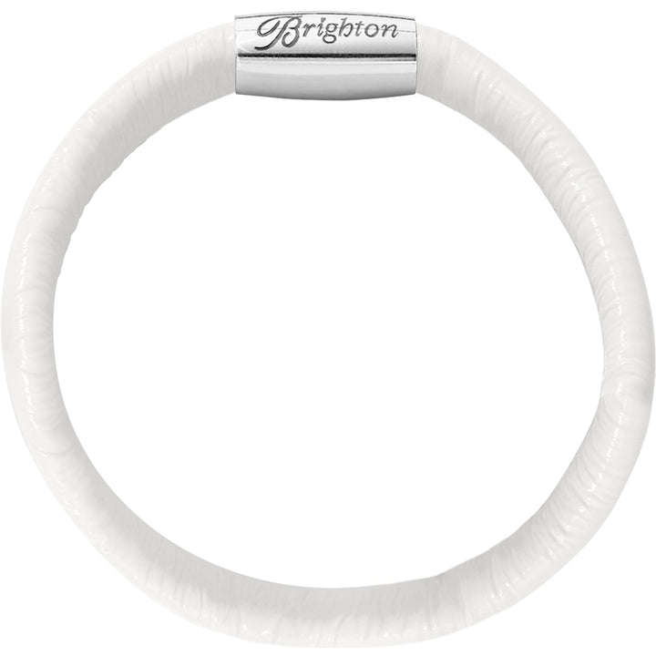 Brighton Woodstock Single Bracelet - White/ML