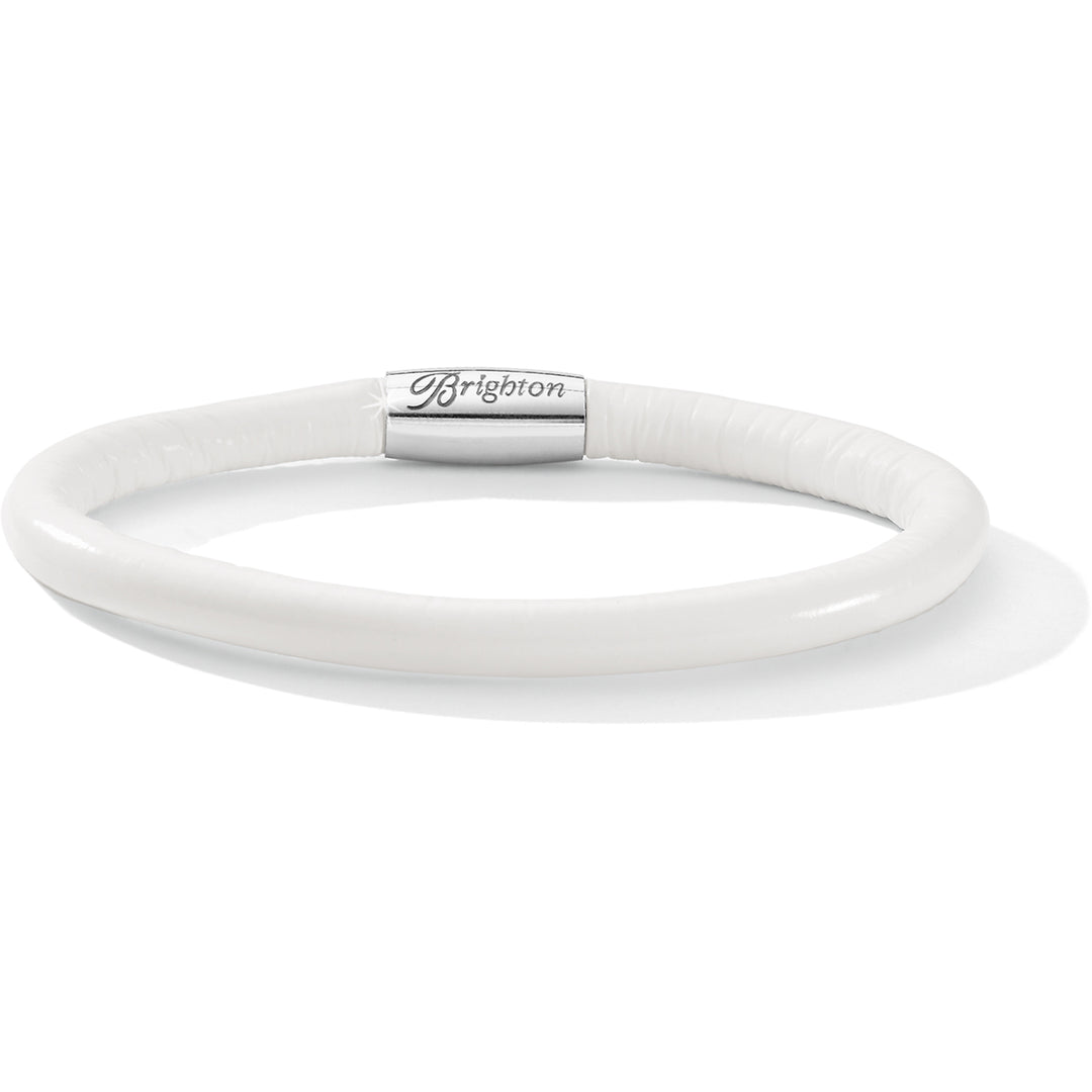 Brighton Woodstock Single Bracelet - White/ML