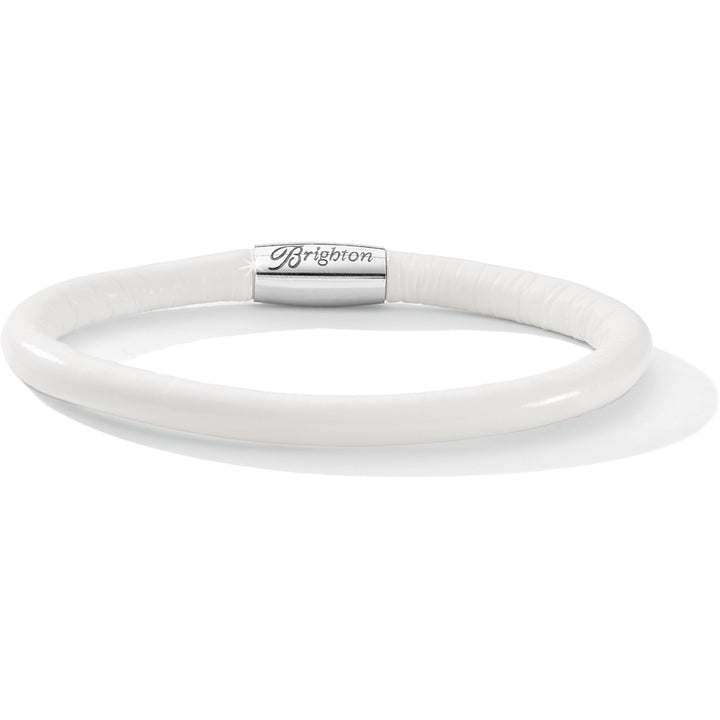 Brighton Woodstock Single Bracelet - White/ML