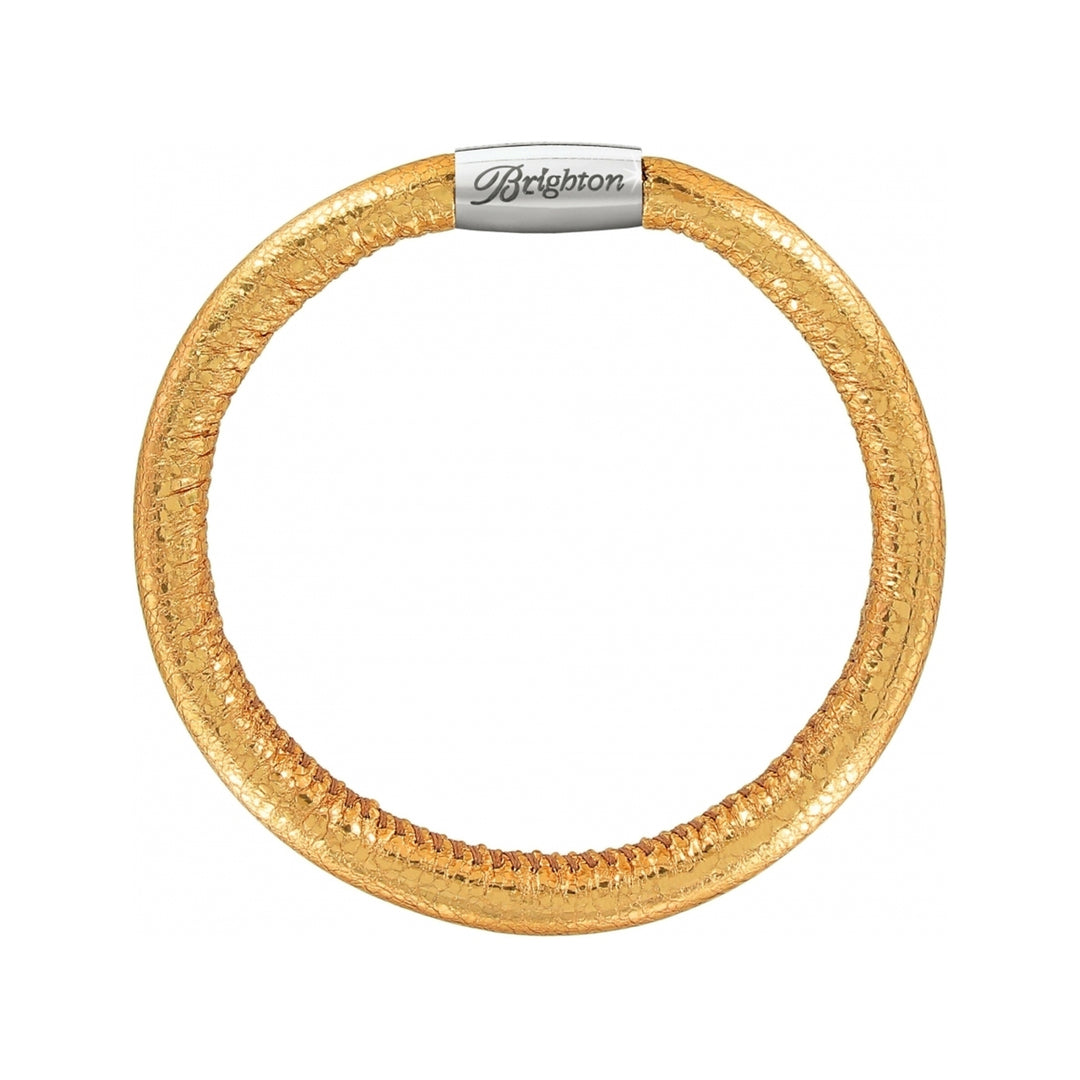 Brighton Woodstock Metallic Single Bracelet - Gold/SM